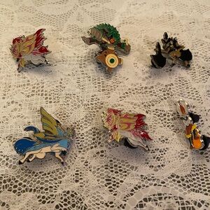 Collectable Pokemon Enamel Pins (6 in Total)